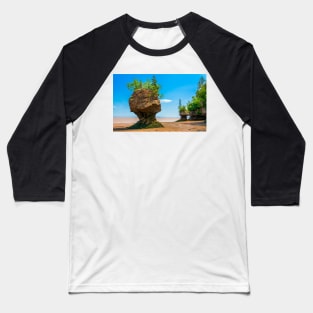 Hopewell Rocks, New Brunswick Canada Baseball T-Shirt